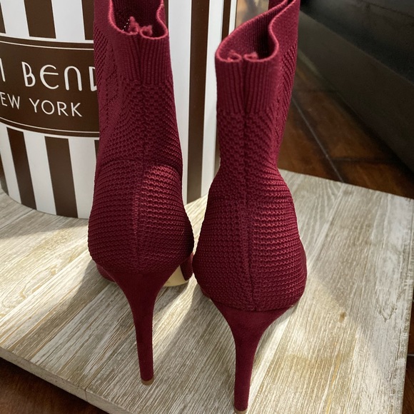 Burgundy Booties-Sold - Picture 3 of 3